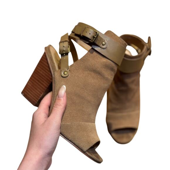 Joe's Jeans Shoes - Joe’s Petra heeled peep toe booties. Size 37.5.